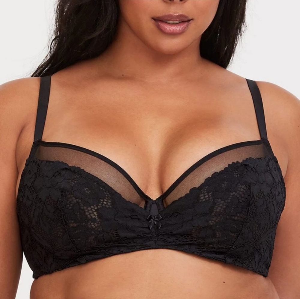 Torrid Black lace bra